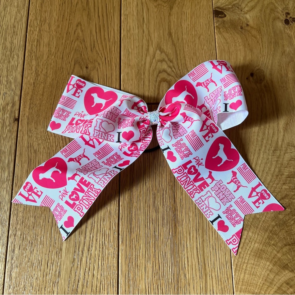 VICTORIA'S SECRET Pink Bow hair ties elastic